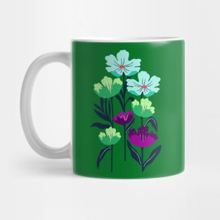 Bold tropical flower design Mug